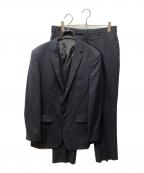 BURBERRY BLACK LABELバーバリーブラックレーベル）の古着「シルクブレンド セットアップ」｜ネイビー