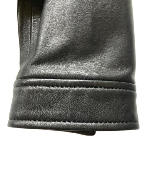 COACH（コーチ）COACH (コーチ) シープレザーシングルライダースジャケット ブラック サイズ:Sの古着・服飾アイテム