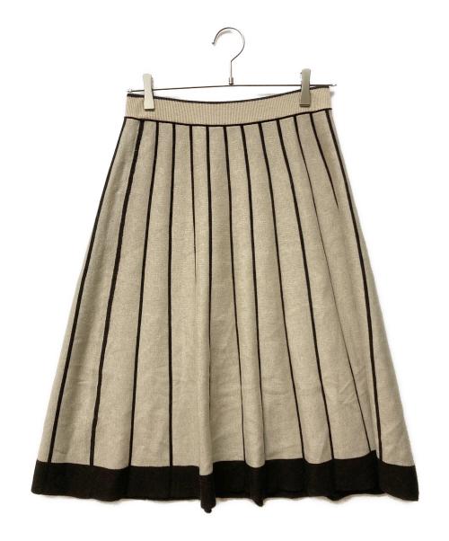 自由区（ジユウク）自由区 (ジユウク) 【洗える/マルチウェイ】リバーシブルニット セットアップ ブラウン サイズ:38の古着・服飾アイテム