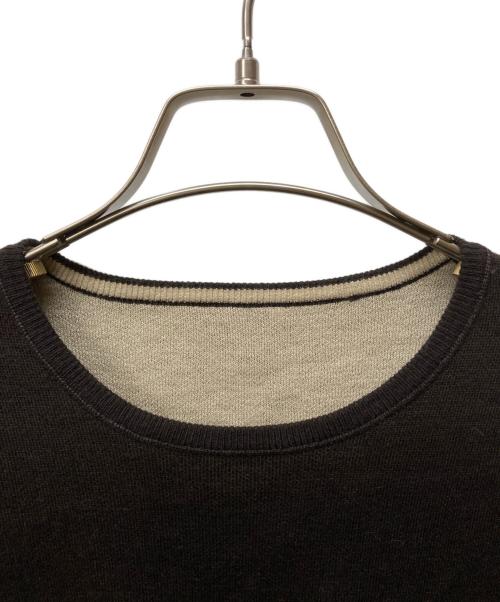 自由区（ジユウク）自由区 (ジユウク) 【洗える/マルチウェイ】リバーシブルニット セットアップ ブラウン サイズ:38の古着・服飾アイテム