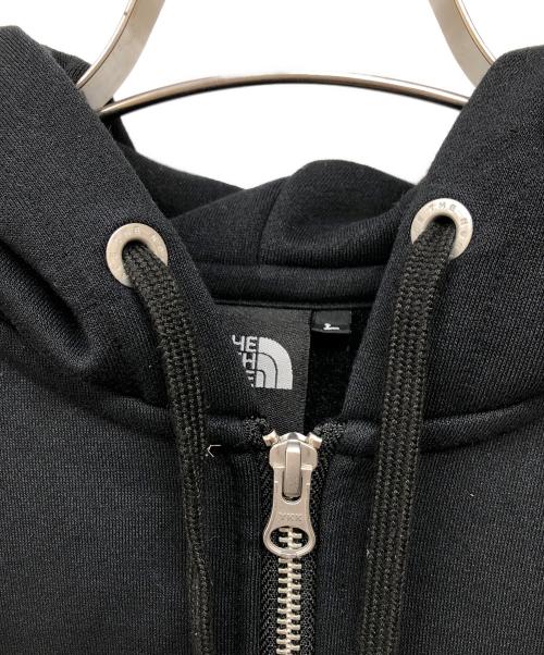 THE NORTH FACE（ザ ノース フェイス）THE NORTH FACE (ザ ノース フェイス) スクエアロゴフルジップパーカー ブラック サイズ:Ⅼの古着・服飾アイテム