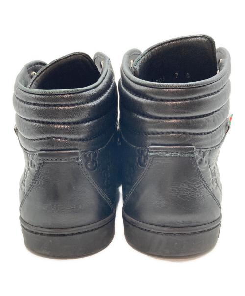 GUCCI（グッチ）GUCCI (グッチ) グッチシマレースアップブーツ ブラック サイズ:SIZE7の古着・服飾アイテム