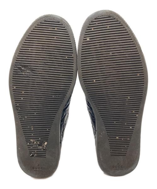 GUCCI（グッチ）GUCCI (グッチ) グッチシマレースアップブーツ ブラック サイズ:SIZE7の古着・服飾アイテム