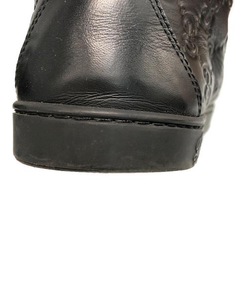 GUCCI（グッチ）GUCCI (グッチ) グッチシマレースアップブーツ ブラック サイズ:SIZE7の古着・服飾アイテム