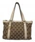 GUCCI（グッチ）の古着「GGキャンバス ハンドバッグ」｜ベージュ