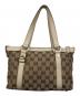 GUCCI (グッチ) GGキャンバス ハンドバッグ ベージュ：32000円