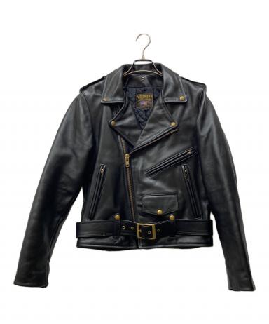 K*）様 VANSONダブルライダースC2 サイズ38 中古・古着通販】VANSON (バンソン) C2ダブルライダース ジャケット
