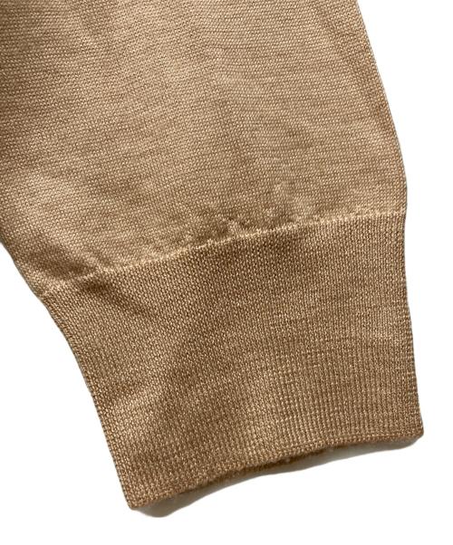 Cruciani（クルチアーニ）CRUCIANI (クルチアーニ) カシミヤシルク Uネックニットチュニック ベージュ サイズ:38の古着・服飾アイテム