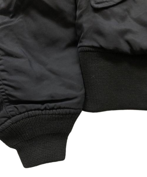 AVIREX（アヴィレックス）AVIREX (アヴィレックス) Disney (ディズニー) ドナルドダック フライトジャケット ブラック サイズ:Mの古着・服飾アイテム