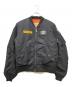 AVIREX（アヴィレックス）の古着「ドナルドダック フライトジャケット」｜ブラック