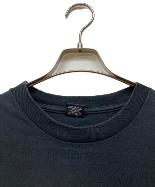 stussy（ステューシー）stussy (ステューシー) ラメロゴプリントtシャツ ブラック サイズ:Lの古着・服飾アイテム