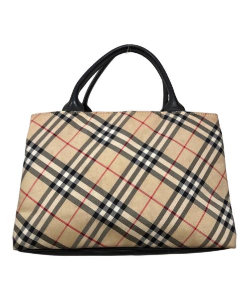BURBERRY LONDON（バーバリーロンドン）BURBERRY LONDON (バーバリーロンドン) ノヴァチェック ハンドバッグ ベージュの古着・服飾アイテム