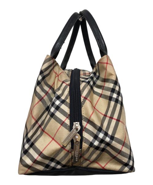 BURBERRY LONDON（バーバリーロンドン）BURBERRY LONDON (バーバリーロンドン) ノヴァチェック ハンドバッグ ベージュの古着・服飾アイテム