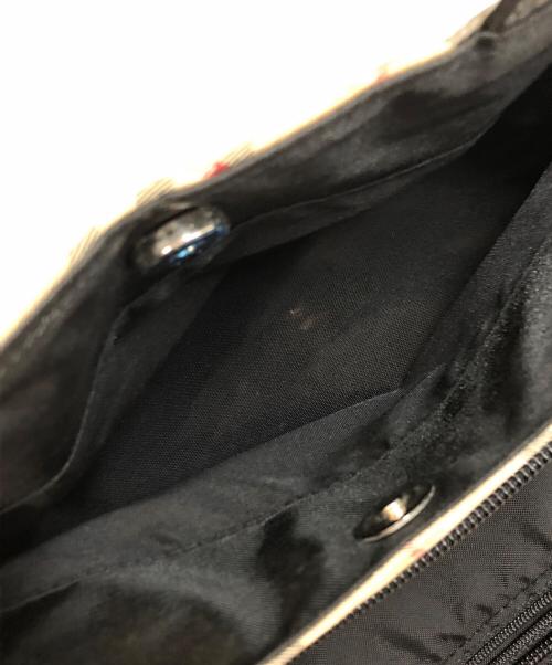 BURBERRY LONDON（バーバリーロンドン）BURBERRY LONDON (バーバリーロンドン) ノヴァチェック ハンドバッグ ベージュの古着・服飾アイテム