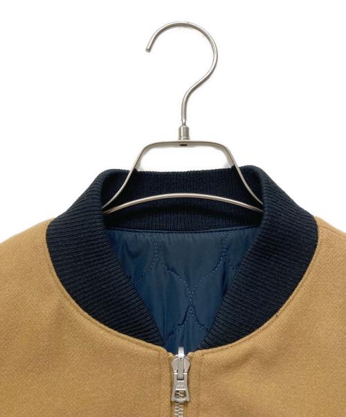 DRIES VAN NOTEN（ドリスヴァンノッテン）DRIES VAN NOTEN (ドリスヴァンノッテン) リバーシブルボンバージャケット ベージュ×ネイビー サイズ:SIZE 44の古着・服飾アイテム