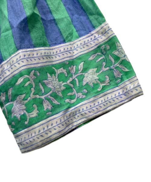 SZ Blockprints（エスゼットブロックプリント）SZ Blockprints (エスゼットブロックプリント) ブラウスワンピース ブルー サイズ:Sの古着・服飾アイテム