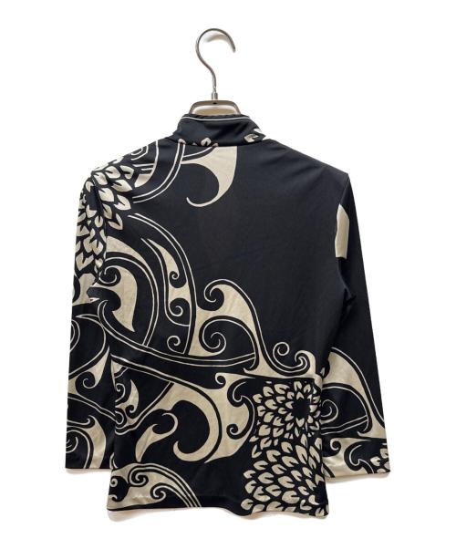 VIVIENNE TAM（ヴィヴィアンタム）VIVIENNE TAM (ヴィヴィアンタム) 総柄セットアップブラウス ブラックの古着・服飾アイテム