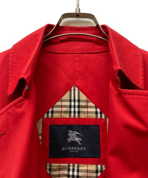 BURBERRY LONDON（バーバリーロンドン）BURBERRY LONDON (バーバリーロンドン) トレンチコート レッド サイズ:9の古着・服飾アイテム