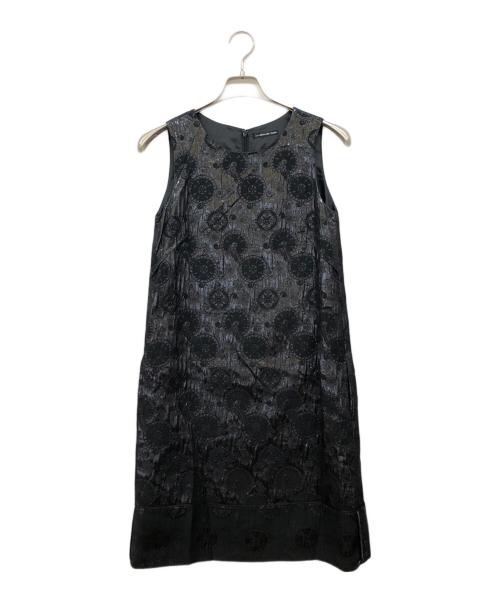 VIVIENNE TAM（ヴィヴィアンタム）VIVIENNE TAM (ヴィヴィアンタム) ノースリーブワンピース ブラックの古着・服飾アイテム