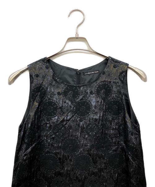 VIVIENNE TAM（ヴィヴィアンタム）VIVIENNE TAM (ヴィヴィアンタム) ノースリーブワンピース ブラックの古着・服飾アイテム