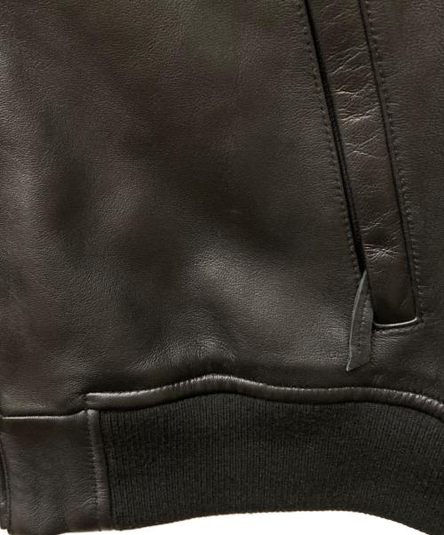 AVIREX FLYER'S（アヴィレックス）AVIREX FLYER'S (アヴィレックス) RECON レザージャケット ブラック サイズ:SIZE XLの古着・服飾アイテム