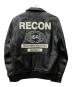 AVIREX FLYER'S (アヴィレックス) RECON レザージャケット ブラック サイズ:SIZE XL：23000円
