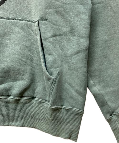 hysterics（ヒステリックス）hysterics (ヒステリックス) ガールプリントプルオーバーパーカー ブルー サイズ:FREEの古着・服飾アイテム