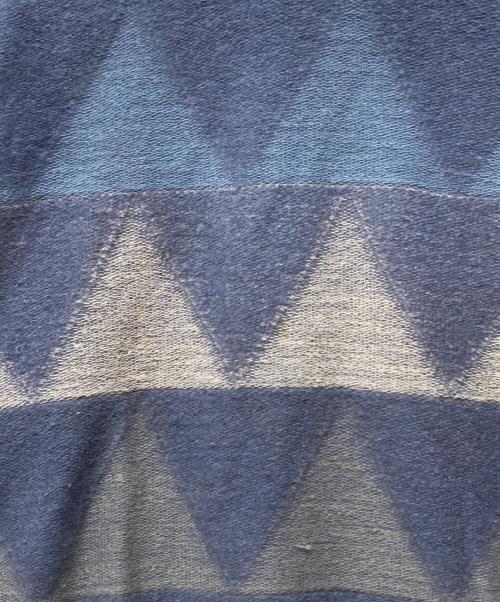 ISSEY MIYAKE（イッセイミヤケ）ISSEY MIYAKE (イッセイミヤケ) 80sハイネックニット ブルー サイズ:Fの古着・服飾アイテム