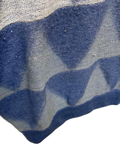 ISSEY MIYAKE（イッセイミヤケ）ISSEY MIYAKE (イッセイミヤケ) 80sハイネックニット ブルー サイズ:Fの古着・服飾アイテム