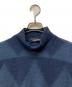 中古・古着 ISSEY MIYAKE (イッセイミヤケ) 80sハイネックニット ブルー サイズ:F：13000円