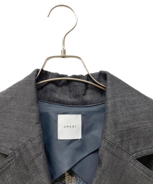 Ameri（アメリ）Ameri (アメリ) BACK LACE COAT ブラック サイズ:記載なしの古着・服飾アイテム