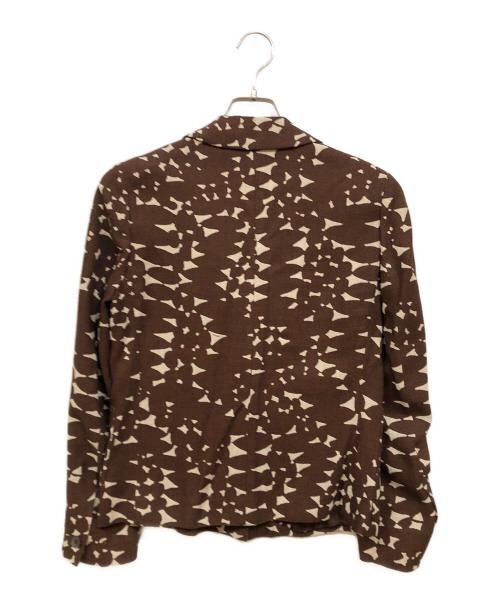 PRADA（プラダ）PRADA (プラダ) テーラードジャケット ブラウン サイズ:38の古着・服飾アイテム