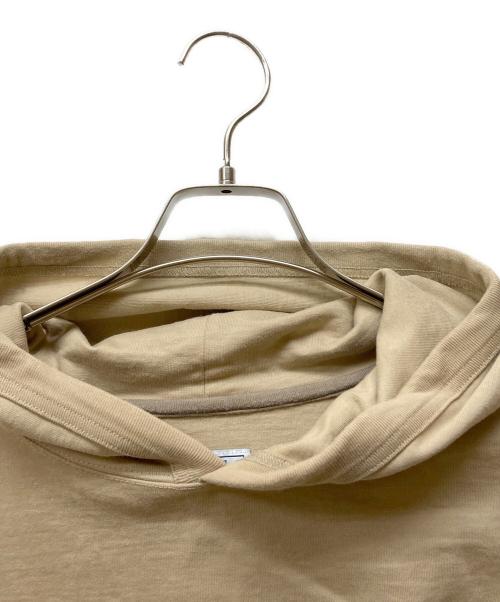 Unlikely（アンライクリー）Unlikely (アンライクリー) Split Raglan Sleeve Hoodie ベージュ サイズ:Lの古着・服飾アイテム