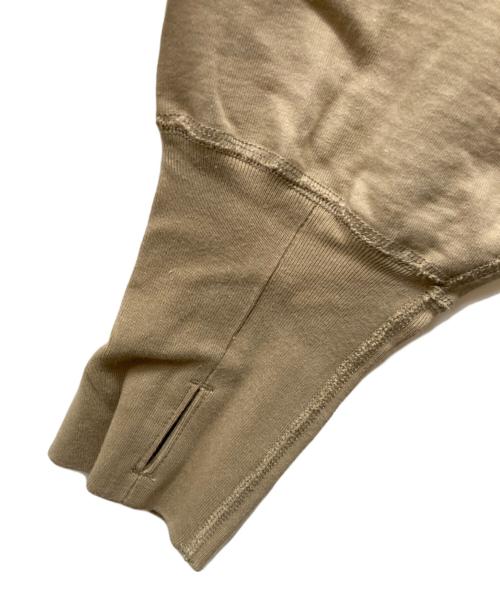 Unlikely（アンライクリー）Unlikely (アンライクリー) Split Raglan Sleeve Hoodie ベージュ サイズ:Lの古着・服飾アイテム