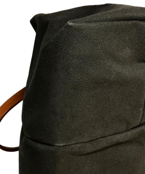 Southern Field Industries（サザンフィールドインダストリーズ）SOUTHERN FIELD INDUSTRIES (サザンフィールドインダストリーズ) レザーハンドル キャンバスバッグ オリーブ×ブラウンの古着・服飾アイテム