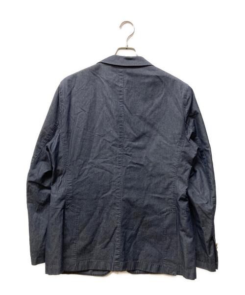 BROOKS BROTHERS Red Fleece（ブルックスブラザーズレッドフリース）BROOKS BROTHERS Red Fleece (ブルックスブラザーズレッドフリース) リネンブレンド 金ボタン デニムブレザー インディゴ サイズ:40Sの古着・服飾アイテム