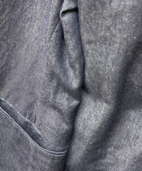 BROOKS BROTHERS Red Fleece（ブルックスブラザーズレッドフリース）BROOKS BROTHERS Red Fleece (ブルックスブラザーズレッドフリース) リネンブレンド 金ボタン デニムブレザー インディゴ サイズ:40Sの古着・服飾アイテム