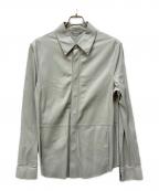 GIORGIO ARMANIジョルジョアルマーニ）の古着「ラムレザーシャツジャケット」｜グレー