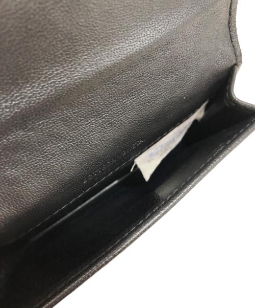 BOTTEGA VENETA（ボッテガベネタ）BOTTEGA VENETA (ボッテガベネタ) イントレチャート カードケース ブラックの古着・服飾アイテム