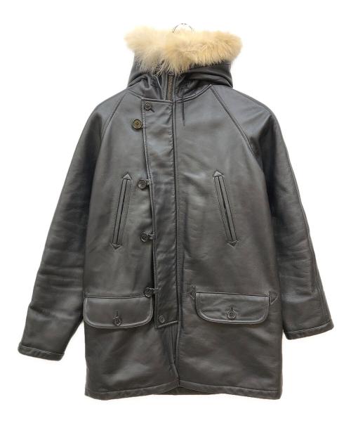 U.A. Blue Label（ユナイティッドアローズブルーレーベル）U.A. Blue Label (ユナイティッドアローズブルーレーベル) レザージャケット ブラック サイズ:Mの古着・服飾アイテム