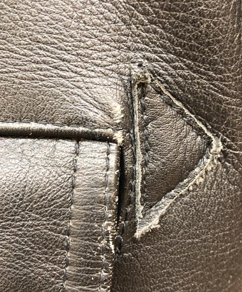 U.A. Blue Label（ユナイティッドアローズブルーレーベル）U.A. Blue Label (ユナイティッドアローズブルーレーベル) レザージャケット ブラック サイズ:Mの古着・服飾アイテム