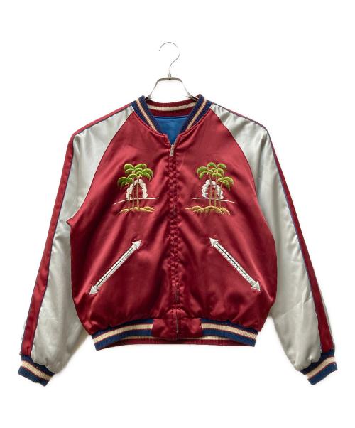 TAILOR 東洋（テーラー東洋）TAILOR 東洋 (テーラー東洋) スカジャン ブルー×レッド サイズ:Mの古着・服飾アイテム