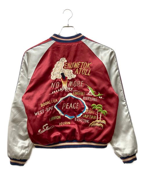 TAILOR 東洋（テーラー東洋）TAILOR 東洋 (テーラー東洋) スカジャン ブルー×レッド サイズ:Mの古着・服飾アイテム