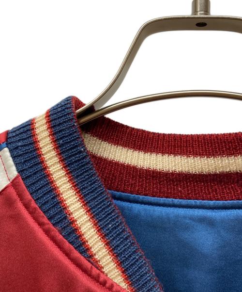 TAILOR 東洋（テーラー東洋）TAILOR 東洋 (テーラー東洋) スカジャン ブルー×レッド サイズ:Mの古着・服飾アイテム