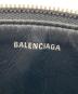 中古・古着 BALENCIAGA (バレンシアガ) Cash Zipped Pouch Leather ブラック：18000円