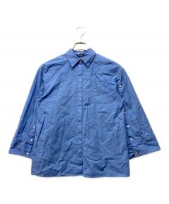 ず*ー様 deres シャツ 中古・古着通販】deres (デレス) 6WAY SLEEVE SHIRT ブルー サイズ