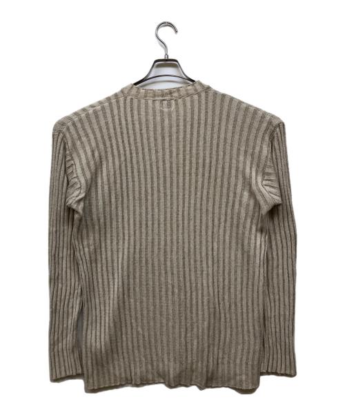C.P COMPANY（シーピーカンパニー）C.P COMPANY (シーピーカンパニー) オールドコットンリネンVネックニット ベージュ サイズ:4の古着・服飾アイテム