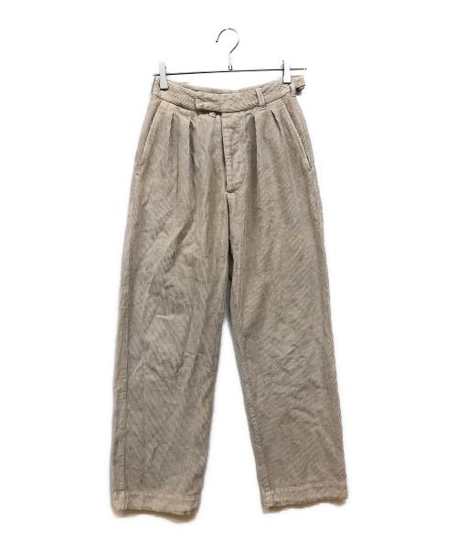STONE ISLAND（ストーンアイランド）STONE ISLAND (ストーンアイランド) アーカイブコーデュロイトラウザー ベージュ サイズ:size42の古着・服飾アイテム