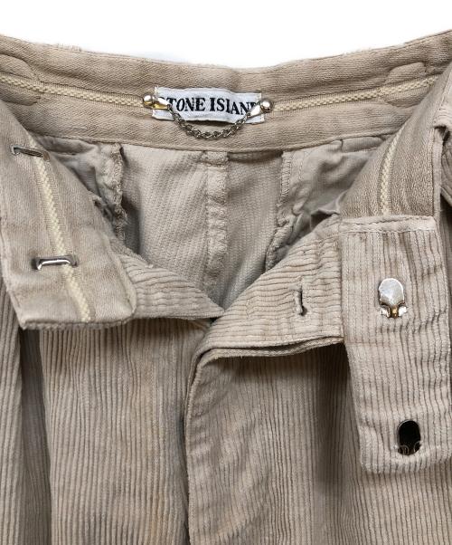 STONE ISLAND（ストーンアイランド）STONE ISLAND (ストーンアイランド) アーカイブコーデュロイトラウザー ベージュ サイズ:size42の古着・服飾アイテム