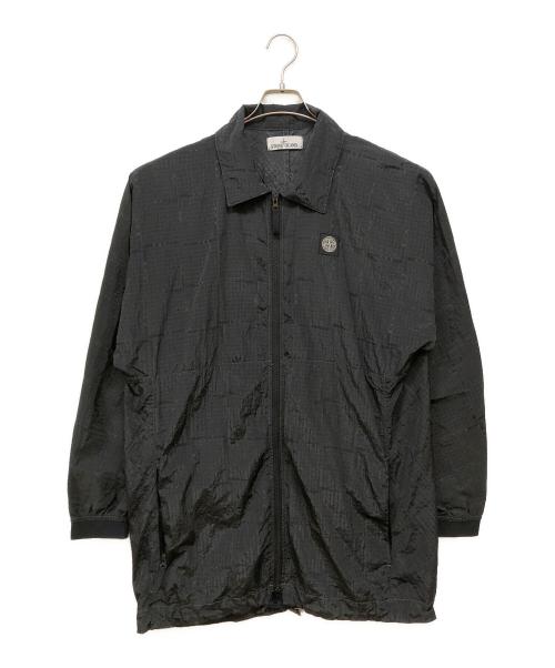 STONE ISLAND（ストーンアイランド）STONE ISLAND (ストーンアイランド) House Check Jacquard On Nylon Metal Watro Jacket ブラック サイズ:Ｓの古着・服飾アイテム